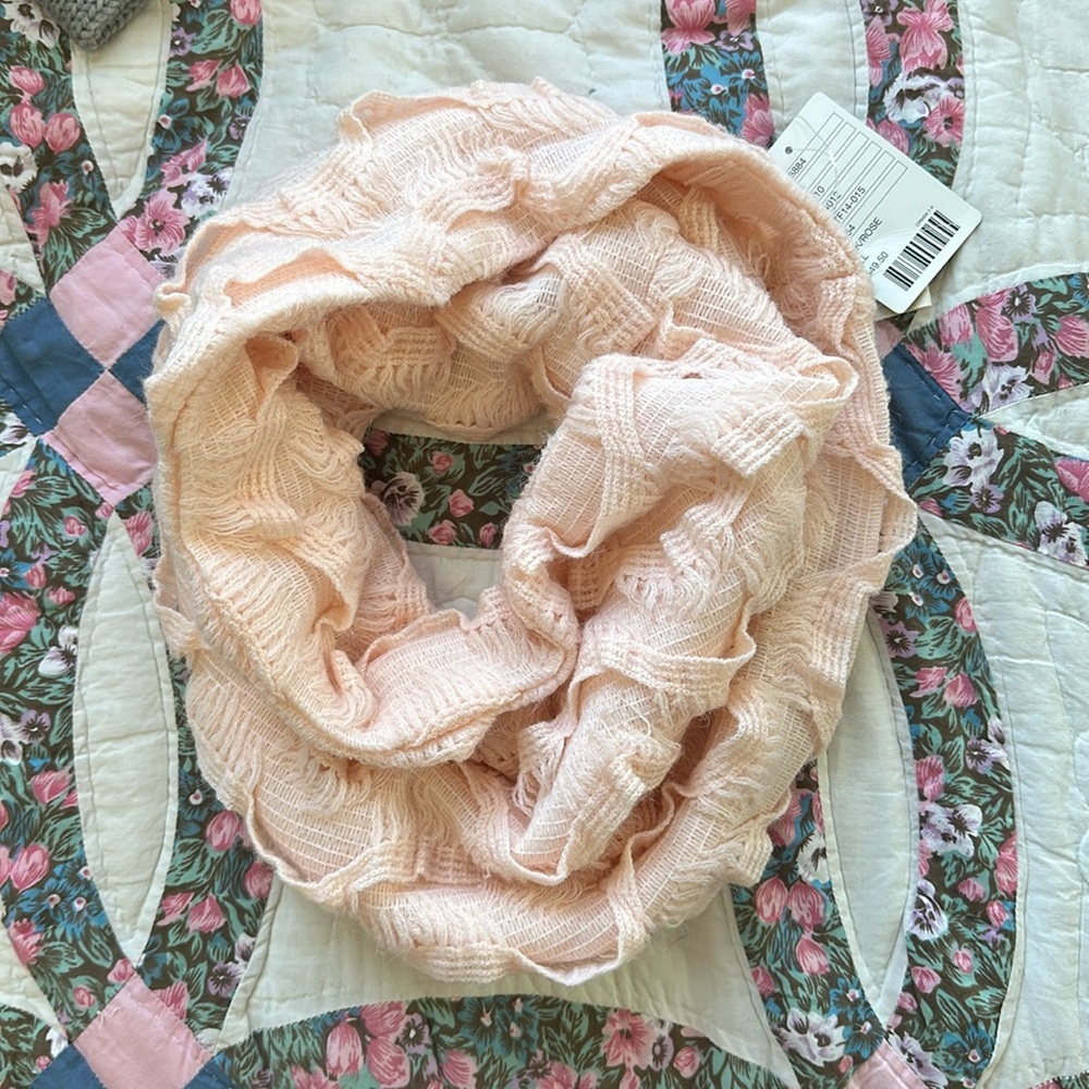 Pink Infinity Scarf